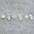 pleasing flower design pearl brass silver plated set of 3 combo stud earring for women and girls