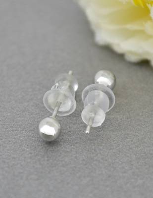 royal flower design cz brass silver plated set of 3 combo stud earring for women and girls 4
