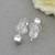 royal flower design cz brass silver plated set of 3 combo stud earring for women and girls