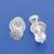 stylish round shape cz brass silver plated set of 3 combo stud earring for women and girls