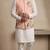 Men embroidered designer kurta trouser and waistcoat set