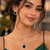 Rhodium finish timeless spark necklace set