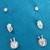 pretty carrot and rabit shape cz brass silver plated set of 3 combo stud earring for women and girls