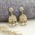 splendid circle and round shape kundan antique gold plated jhumki earring for women and girls