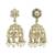 splendid circle and round shape kundan antique gold plated jhumki earring for women and girls