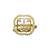 lavish round shape brass gold plated adjustable finger ring for women and girls