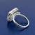 lovely round shape brass silver plated adjustable finger ring for women and girls
