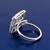 exotic square shape brass kundan gold plated adjustable finger ring for women and girls