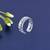 fine cuff design brass kundan silver plated adjustable finger ring for women and girls