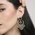 pretty oval shape chendelier brass kundan antique gold plated chandelier earring for women and girls