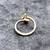 fancy heart and "a"letter stackable rings brass gold plated adjustable finger ring for women