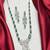 emerald green cz necklace earrings set | indian bridal jewellery