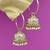 trendy elephant and leaf shape brass kundan antique gold plated jhumki earring for women and girls