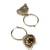 trendy elephant and leaf shape brass kundan antique gold plated jhumki earring for women and girls