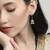 pretty round shape brass kundan antique gold plated jhumki earring for women and girls