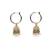 pretty round shape brass kundan antique gold plated jhumki earring for women and girls
