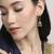 splendid oval shape brass kundan antique gold plated jhumki earring for women and girls