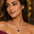 Rhodium finish luxe radiance necklace set