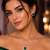 Rhodium finish timeless spark necklace set