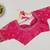 Pink women's silk blend embroidered readymade blouse