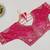 Pink women's silk blend embroidered readymade blouse