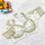 White women's silk blend embroidered readymade blouse