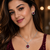 Rhodium finish luxe radiance necklace set