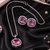 Rhodium Finish Elite Grace Necklace Set