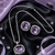 Rhodium finish radiance crest necklace set