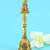 traditional "jai shree ram and hanuman ji" brass antique gold plated bell(pooja ghantee)