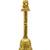 traditional "jai shree ram and hanuman ji" brass antique gold plated bell(pooja ghantee)