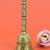 traditional "mahakaal writing word" brass antique gold plated bell(pooja ghantee)