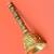 traditional "mahakaal writing word" brass antique gold plated bell(pooja ghantee)