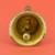 traditional "mahakaal writing word" brass antique gold plated bell(pooja ghantee)