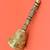 traditional "mahakaal writing word" brass antique gold plated bell(pooja ghantee)
