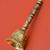 traditional "jai shree shyam" brass antique gold plated bell(pooja ghantee)