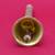 traditional "jai shree shyam" brass antique gold plated bell(pooja ghantee)