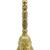 traditional flower design brass antique gold plated bell(pooja ghantee)