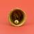 traditional "kalash design" brass antique gold plated bell(pooja ghantee)
