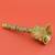 traditional "kalash design" brass antique gold plated bell(pooja ghantee)