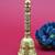 traditional "om namah shivay" brass antique gold plated bell(pooja ghantee)
