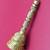 traditional "om namah shivay" brass antique gold plated bell(pooja ghantee)