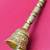 traditional "om namah shivay" brass antique gold plated bell(pooja ghantee)