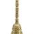 traditional "swastik and om" brass antique gold plated bell(pooja ghantee)