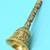 traditional "swastik and om" brass antique gold plated bell(pooja ghantee)
