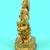 traditional god ganesha design brass antique gold plated idol(murti)