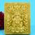 good-looking god ganesha design brass antique gold plated idol(murti)