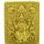 traditional devi laxmi design brass antique gold plated idol(murti)