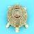 traditional "tortoise and laxmi ji design" brass antique gold plated idol(murti)