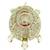 traditional "tortoise and laxmi ji design" brass antique gold plated idol(murti)